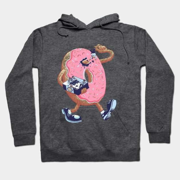 DONUTS LOVE POLICEMEN Hoodie by georgeslemercenaire